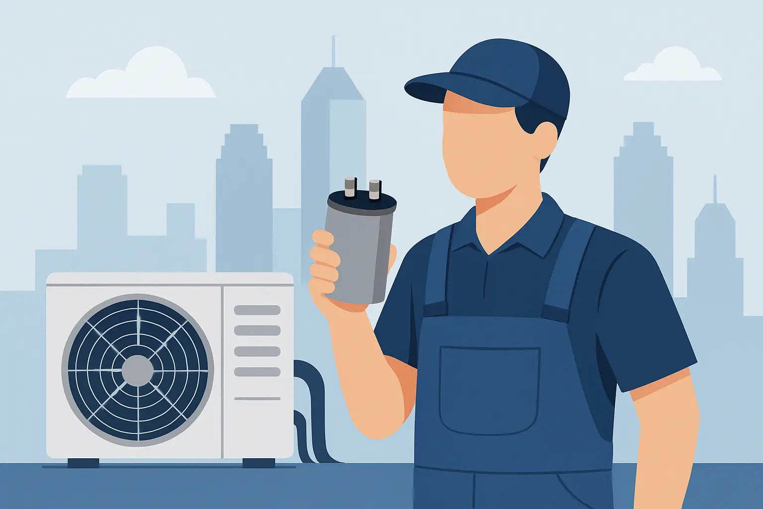 AC Capacitor Replacement Cost in Houston