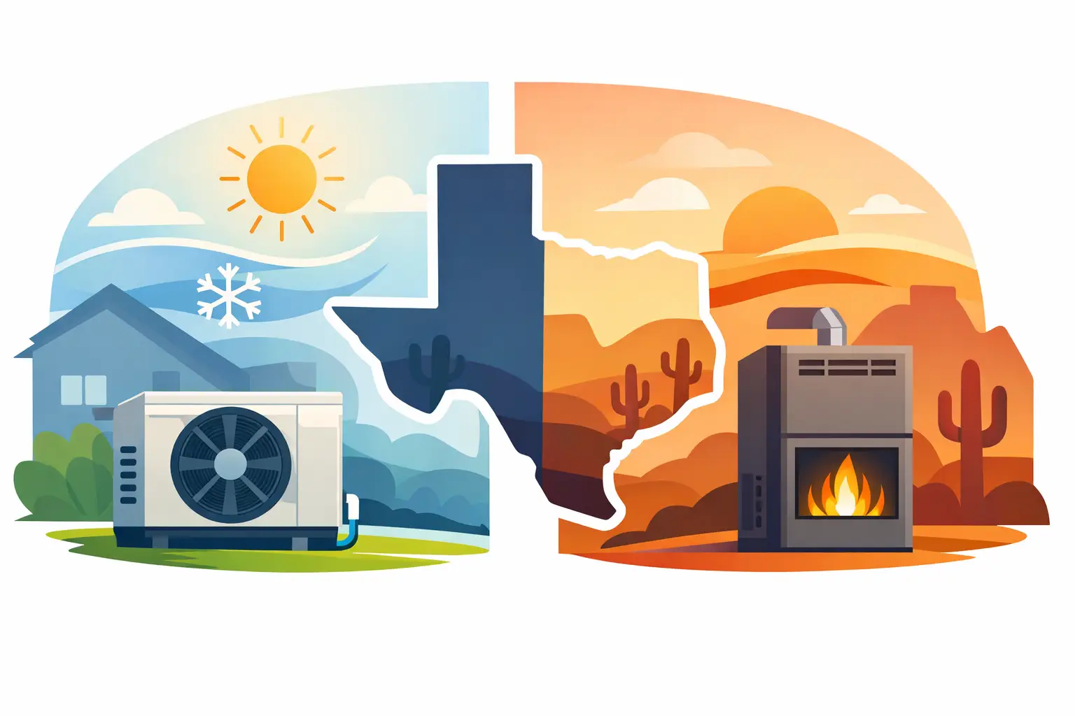 Heat Pump vs Furnace in Texas