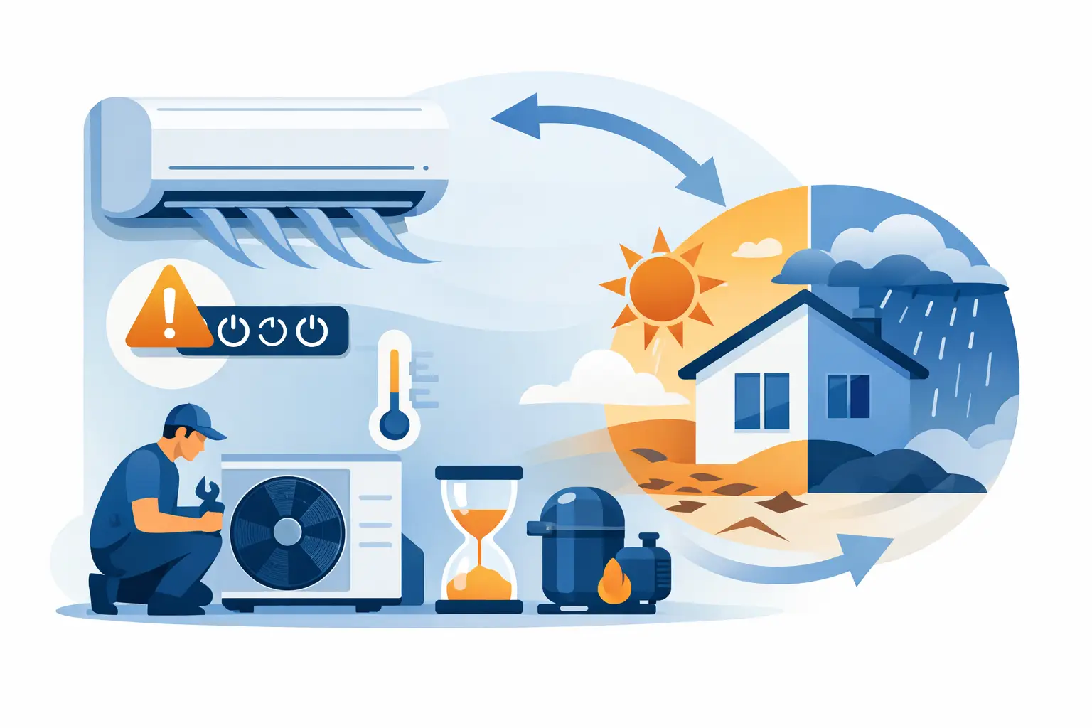Air Conditioner Short Cycling Causes