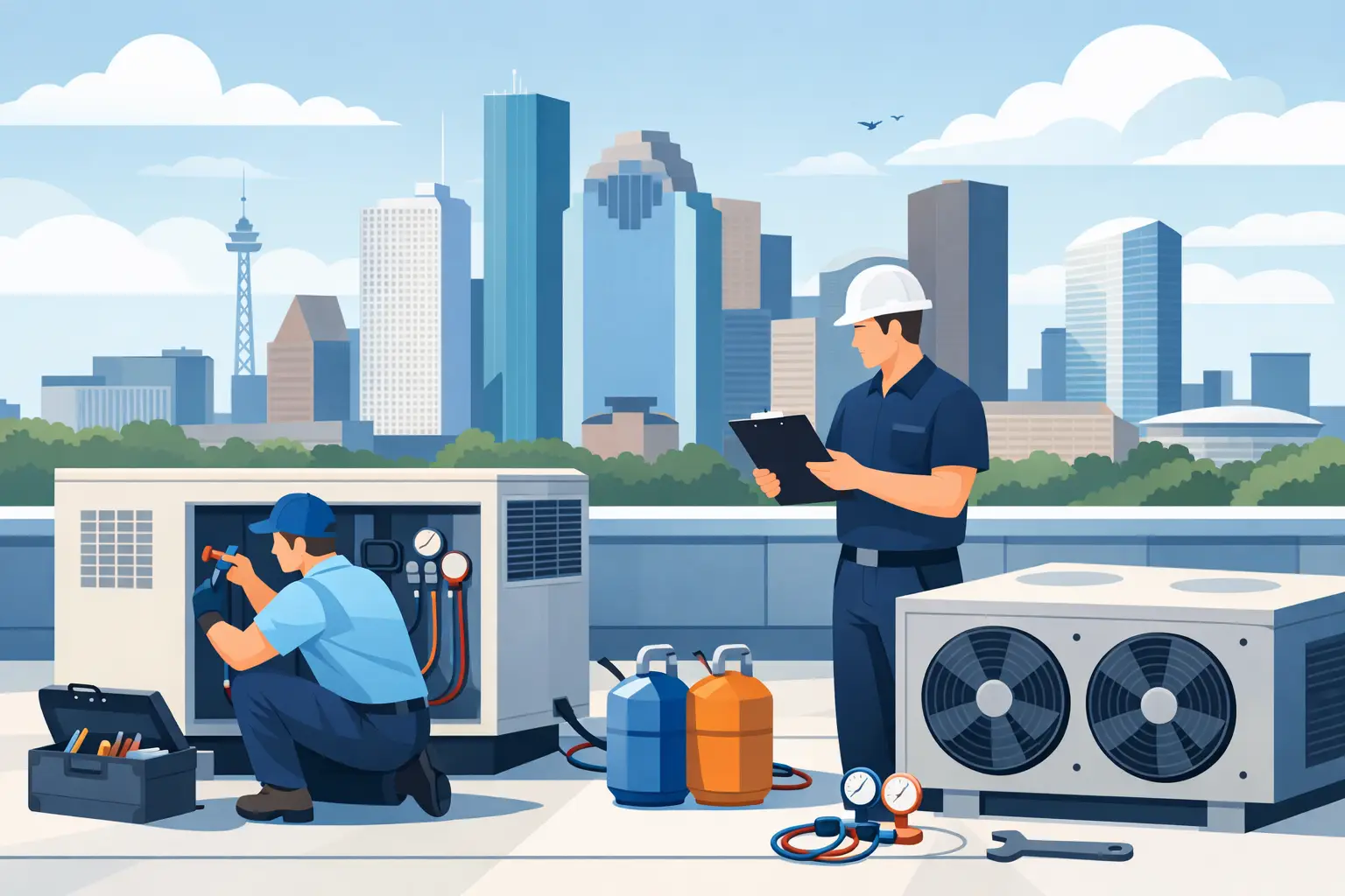 Commercial AC Repair Houston Businesses Trust