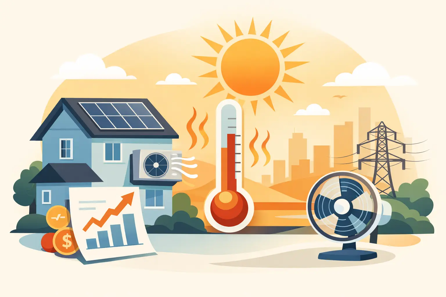 Why Summer Energy Bills Spike So Fast