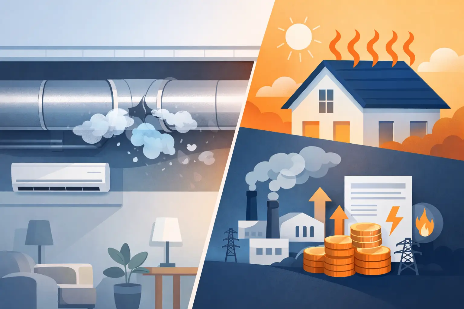 A Real Duct Leakage Energy Loss Example