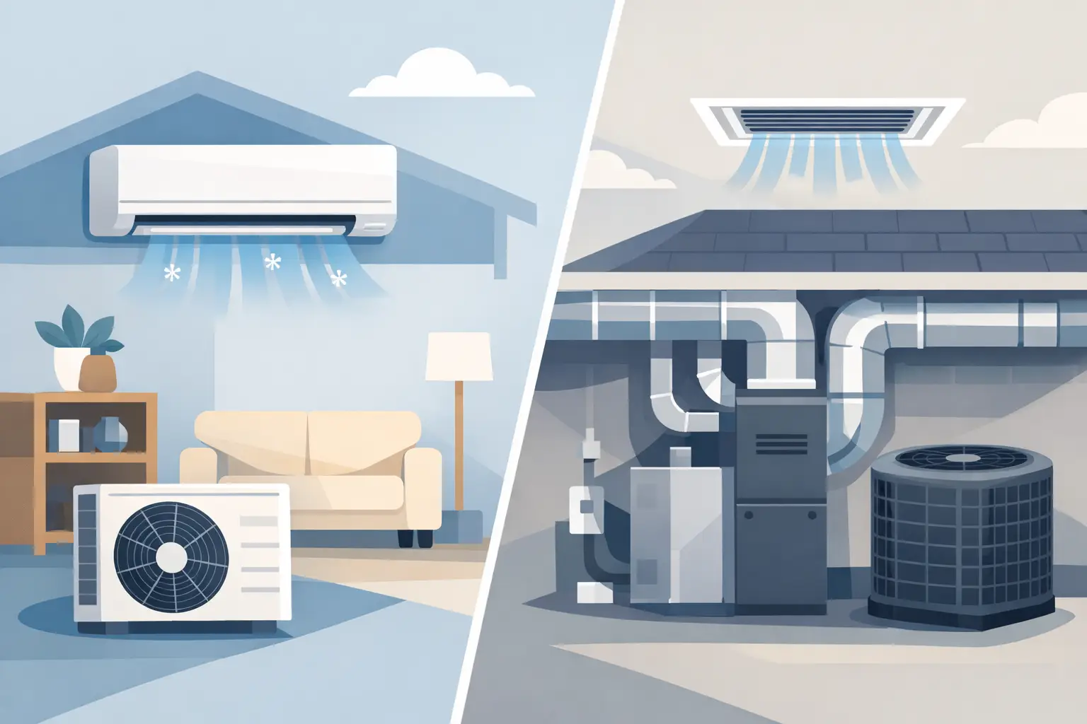 Ductless Mini Split vs Central Air