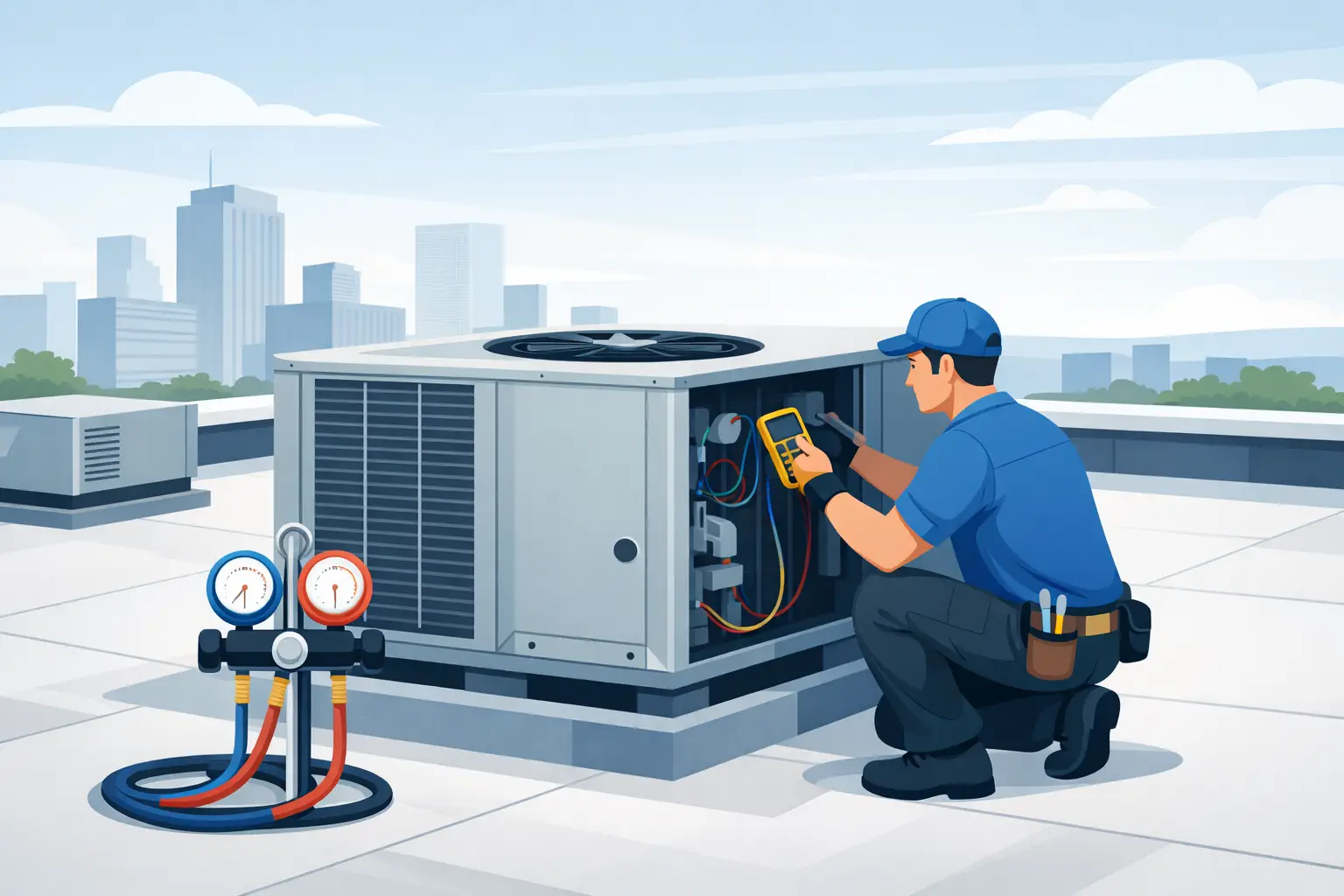 How to Maintain a Commercial Rooftop Unit