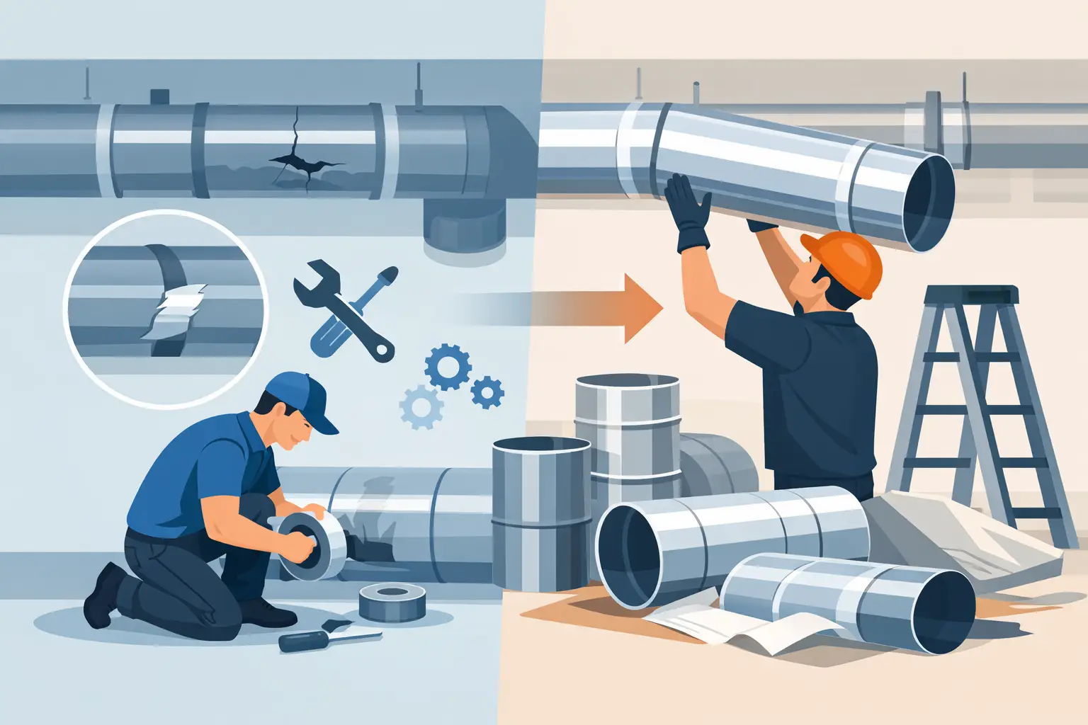 Repairing Ductwork vs Replacing Ducts