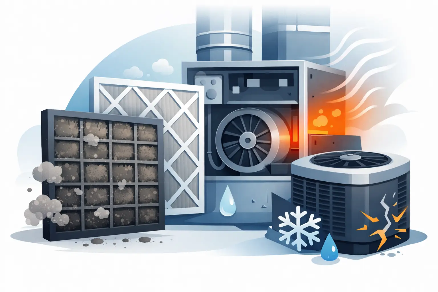 Can Clogged Filters Damage HVAC Systems?